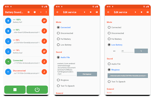 Battery Sound Notification Apk
